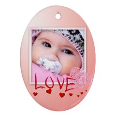 love - Ornament (Oval)