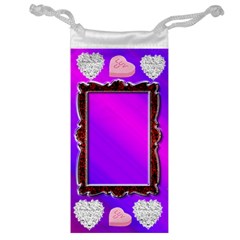 diamond heart jewelry bag