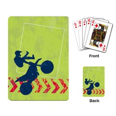 Motorcycle/Dirt Bike/extreme sports-playing cards - Playing Cards Single Design (Rectangle)