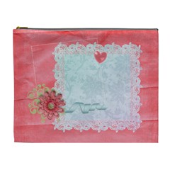 Floral Lace-cosmetic bag (XL)