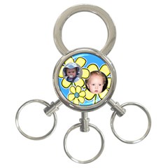 Flower Child Key chain - 3-Ring Key Chain