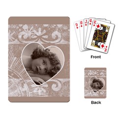 Romanza Taupe Playing Cards - Playing Cards Single Design (Rectangle)
