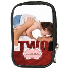 happy birthday - Compact Camera Leather Case