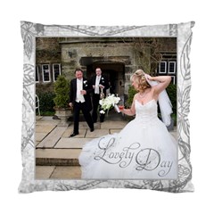 Lovely Day Wedding Cushion Double Sided - Standard Cushion Case (Two Sides)