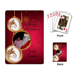 Merry Christmas Cards - Playing Cards Single Design (Rectangle)