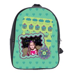 Cupcake Large School Bag - School Bag (Large)
