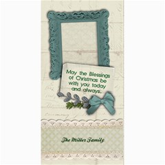 Blessings of Christmas, 4x8 photo card - 4  x 8  Photo Cards