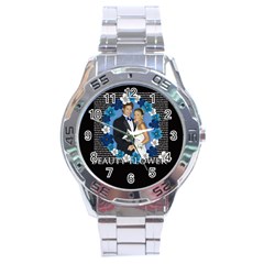 flower - Stainless Steel Analogue Watch