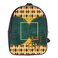 JustForFun Backpack Large - School Bag (Large)