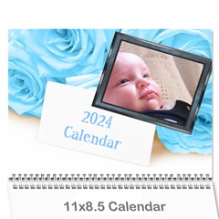 Roses for you (any Year) 2024 Calendar - Wall Calendar 11  x 8.5  (12-Months)