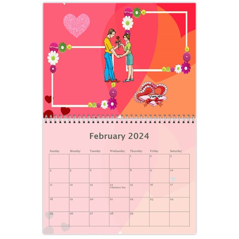 Pretty Pastels Calendar 2024 By Kim Blair Feb 2024