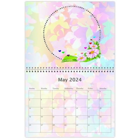 Pretty Pastels Calendar 2024 By Kim Blair May 2024