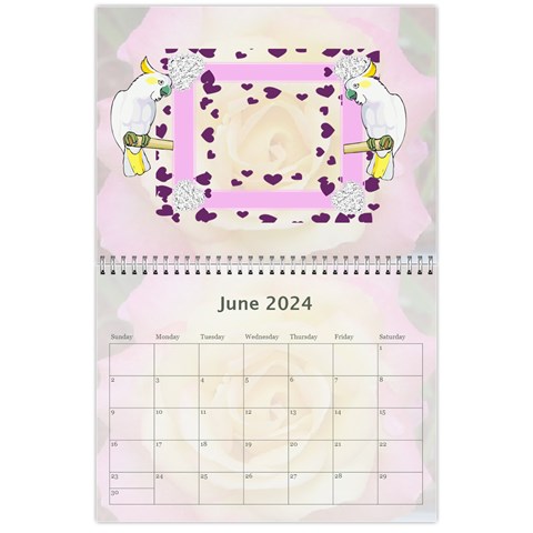 Pretty Pastels Calendar 2024 By Kim Blair Jun 2024