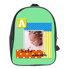 School bag large - A it s for adorable - School Bag (Large)