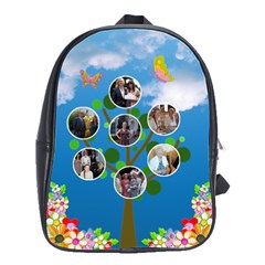 family tree large back pack school bag - School Bag (Large)