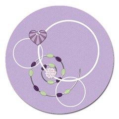 Lavender Essentials Round Magnet 1 - Magnet 5  (Round)