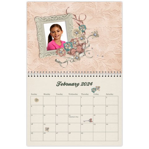 18 Month 2024 Calendar/family Feb 2024