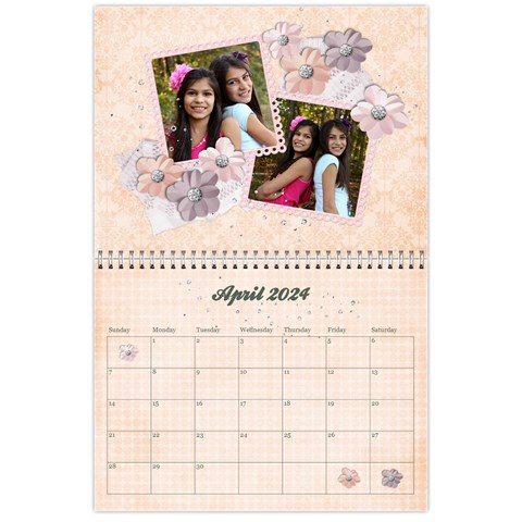 18 Month 2024 Calendar/family Apr 2024