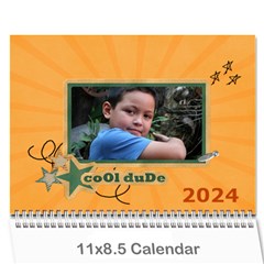 Calendar- Cool Dude - Wall Calendar 11  x 8.5  (12-Months)