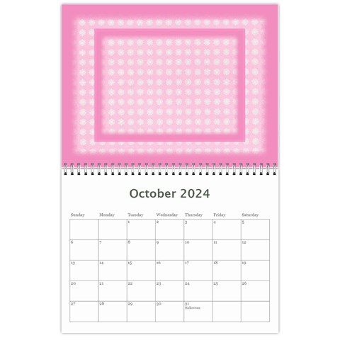 Pretty In Pink 2024 (any Year) Calendar By Deborah Oct 2024