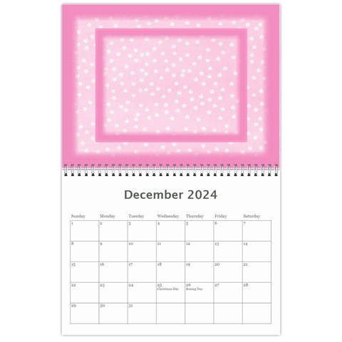 Pretty In Pink 2024 (any Year) Calendar By Deborah Dec 2024
