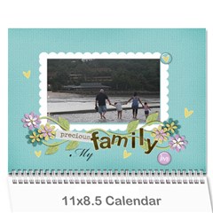 Calendar- Cherished memories - Wall Calendar 11  x 8.5  (12-Months)