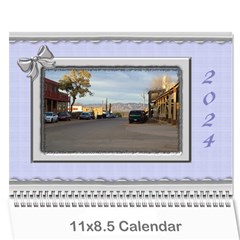Elegant in Silver 2024 (any Year) Calendar - Wall Calendar 11  x 8.5  (12-Months)
