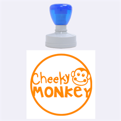 My Cheeky Monkey -Rubber Stamp Round (L) - Rubber Stamp Round (Large)