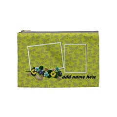 Cosmetic Bag (Medium)- Flowers and Ribbon