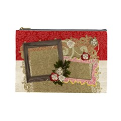 Count your blessings/holiday-Cosmetic Bag (Large) 