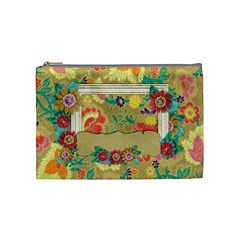 Shabby/Floral/turtle- Cosmetic Bag (M)  - Cosmetic Bag (Medium)