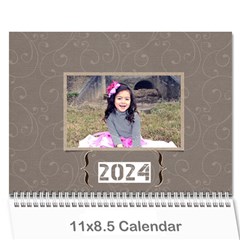 Calendar: All Gray - Wall Calendar 11  x 8.5  (12-Months)