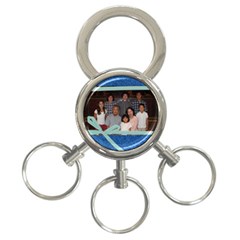 denim-family-keychain - 3-Ring Key Chain
