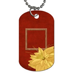 An Autumn Story 2 sided Dog Tag 1 - Dog Tag (Two Sides)