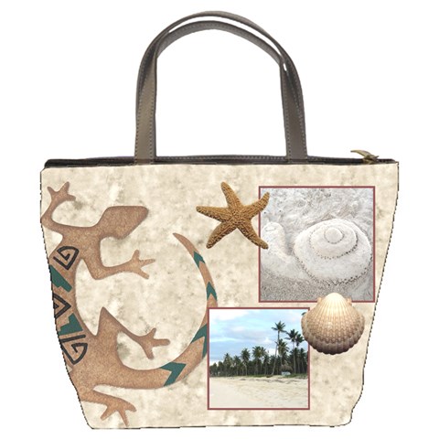Tropical Travel Bucket Bag By Lil Back