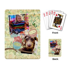 Owls-Fly Away-playing cards (single) - Playing Cards Single Design (Rectangle)
