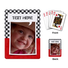 Race/boy-Playing cards (single design) - Playing Cards Single Design (Rectangle)