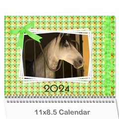 Bows 2024 (any year) Calendar - Wall Calendar 11  x 8.5  (12-Months)