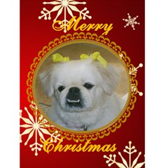 snowflake Christmas Card 1 - Greeting Card 4.5  x 6 
