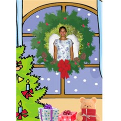 Christmas Window Christmas Card - Greeting Card 5  x 7 