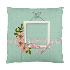 Pillow Case (Two Sides)- flowers and lace - Standard Cushion Case (Two Sides)
