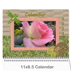 My garden 2024 (any year) Calendar - Wall Calendar 11  x 8.5  (12-Months)