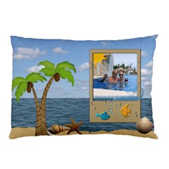 Tropical Vacation 2-Sided Pillow Case - Pillow Case (Two Sides)