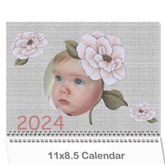 Delight 2024 (any year) Calendar - Wall Calendar 11  x 8.5  (12-Months)