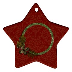 Ornament (Two Sides): Star1 - Star Ornament (Two Sides)