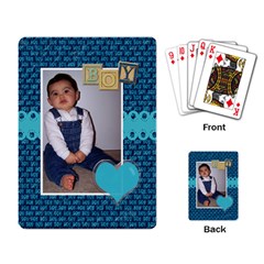 Boy Playing Cards - Playing Cards Single Design (Rectangle)