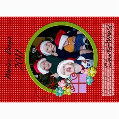 2011 Christmas Card 1 - 5  x 7  Photo Cards