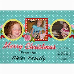 2011 Christmas Card 2B - 5  x 7  Photo Cards