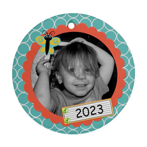 2023 Circle Ornament New By Martha Meier Front