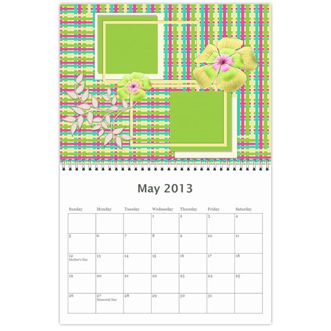 2013 Calendar May 2013